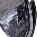 GUCCI Horsebit Shoulder Bag Patent leather Black Silver Auth 199860-20