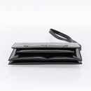 GUCCI Horsebit Shoulder Bag Patent leather Black Silver Auth 199860-5