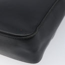 Salvatore Ferragamo Shoulder Bag Leather Black Gold Auth 199863A-12