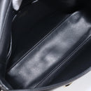 Salvatore Ferragamo Shoulder Bag Leather Black Gold Auth 199863A-20
