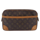 LOUIS VUITTON Monogram Compiegne 28 Clutch Bag M51845 LV Auth 199868-13
