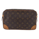 LOUIS VUITTON Monogram Compiegne 28 Clutch Bag M51845 LV Auth 199868-2