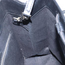 BALENCIAGA Shopping Tote Bag XXS Leather 2way Black Silver 568817 Auth 199871A-20