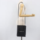 BALENCIAGA Shopping Tote Bag XXS Leather 2way Black Silver 568817 Auth 199871A-24