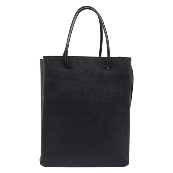 BALENCIAGA Shopping Tote Bag XXS Leather 2way Black Silver 568817 Auth 199871A