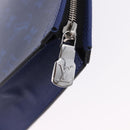 LOUIS VUITTON Tiger Lama Pochette Voyager MM Bag Cobalt Blue M30423 Auth 199872M-8