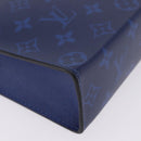 LOUIS VUITTON Tiger Lama Pochette Voyager MM Bag Cobalt Blue M30423 Auth 199872M-7