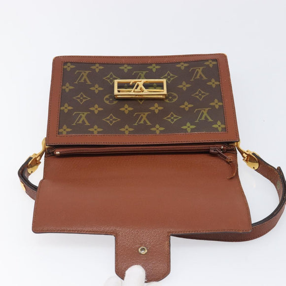 LOUIS VUITTON Monogram Dauphines Shoulder Bag No.203 LV Auth 199877A