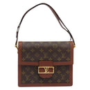 LOUIS VUITTON Monogram Dauphines Shoulder Bag No.203 LV Auth 199877A-13