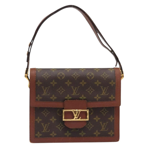 LOUIS VUITTON Monogram Dauphines Shoulder Bag No.203 LV Auth 199877A