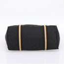 GUCCI GG Canvas Sherry Line Tote Bag Black Gold 139260 Auth 199881-5