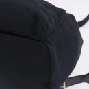 PRADA Backpack Nylon Black Silver Auth 199882A-15