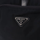 PRADA Backpack Nylon Black Silver Auth 199882A-18