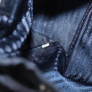 PRADA Backpack Nylon Black Silver Auth 199882A-12