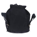 PRADA Backpack Nylon Black Silver Auth 199882A-2
