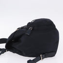 PRADA Backpack Nylon Black Silver Auth 199882A-4