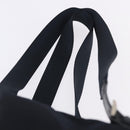 PRADA Backpack Nylon Black Silver Auth 199882A-14