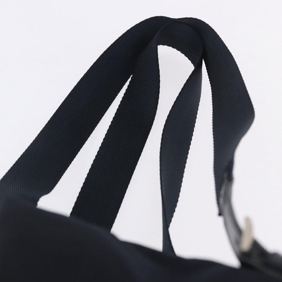 PRADA Backpack Nylon Black Silver Auth 199882A
