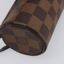 LOUIS VUITTON Damier Ebene Papillon Pouch LV Auth 199885A-13