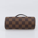 LOUIS VUITTON Damier Ebene Papillon Pouch LV Auth 199885A-9