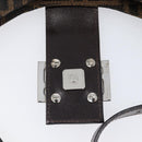 FENDI Zucca Canvas Mamma Baguette Shoulder Bag Black Brown Auth 199886V-9