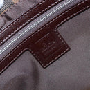 FENDI Zucca Canvas Mamma Baguette Shoulder Bag Black Brown Auth 199886V-20