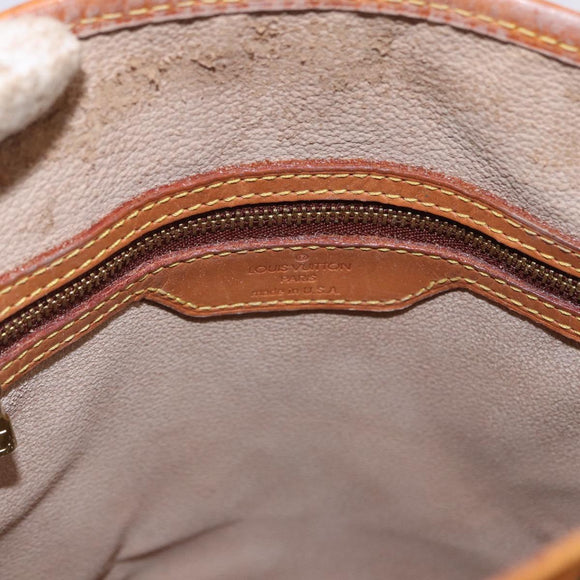 LOUIS VUITTON Monogram Bucket PM Shoulder Bag M42238 LV Auth 199887