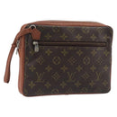 LOUIS VUITTON Monogram Sac Sports Clutch Bag LV Auth 199891A-1