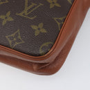 LOUIS VUITTON Monogram Sac Sports Clutch Bag LV Auth 199891A-15