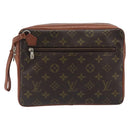 LOUIS VUITTON Monogram Sac Sports Clutch Bag LV Auth 199891A-13