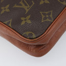 LOUIS VUITTON Monogram Sac Sports Clutch Bag LV Auth 199891A-14