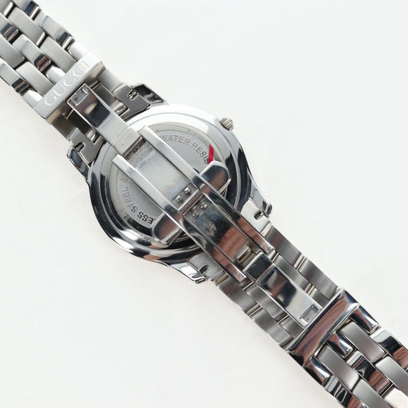 GUCCI 5500M Watches Stainless steel Silver Auth 199892M