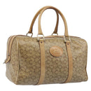 CELINE C Sulky Hand Bag PVC Beige Gold Auth 199903-1