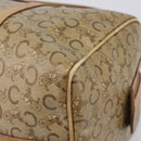 CELINE C Sulky Hand Bag PVC Beige Gold Auth 199903-10