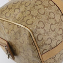 CELINE C Sulky Hand Bag PVC Beige Gold Auth 199903-11