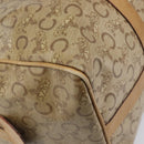 CELINE C Sulky Hand Bag PVC Beige Gold Auth 199903-13