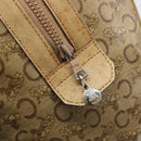 CELINE C Sulky Hand Bag PVC Beige Gold Auth 199903-17