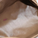 CELINE C Sulky Hand Bag PVC Beige Gold Auth 199903-19