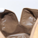 CELINE C Sulky Hand Bag PVC Beige Gold Auth 199903-20