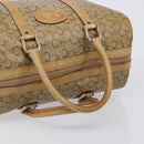 CELINE C Sulky Hand Bag PVC Beige Gold Auth 199903-7
