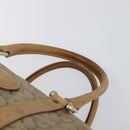 CELINE C Sulky Hand Bag PVC Beige Gold Auth 199903-8