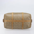 CELINE C Sulky Hand Bag PVC Beige Gold Auth 199903-9