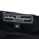 Salvatore Ferragamo One Piece Shirt Rayon 38 Black Auth 199904V-17