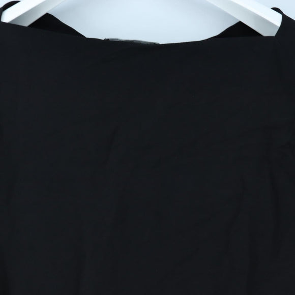 Salvatore Ferragamo One Piece Shirt Rayon 38 Black Auth 199904V