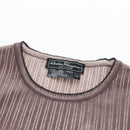 Salvatore Ferragamo Short Sleeved T-shirt Rayon M Brown Auth 199905V-10