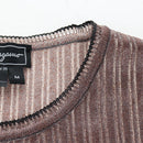 Salvatore Ferragamo Short Sleeved T-shirt Rayon M Brown Auth 199905V-12