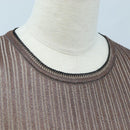 Salvatore Ferragamo Short Sleeved T-shirt Rayon M Brown Auth 199905V-5