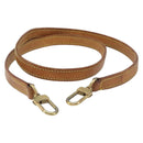 LOUIS VUITTON Nume leather Shoulder Strap Leather 39"" Beige LV Auth 199906-2