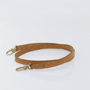 LOUIS VUITTON Nume leather Shoulder Strap Leather 39"" Beige LV Auth 199906-4