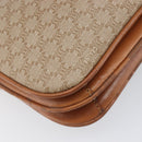 CELINE Macadam Canvas Shoulder Bag PVC Beige Gold Auth 199912-9